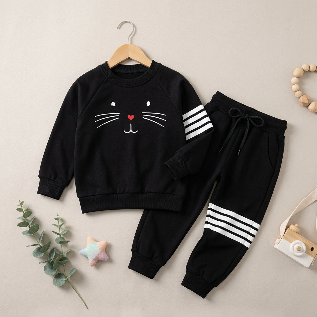 Cat Smile 2-Piece Kids Suit | Boys