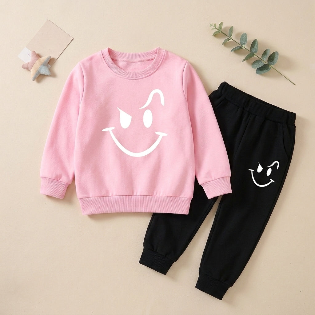 Naughty Smile 2-Piece Kids Suit | Girls