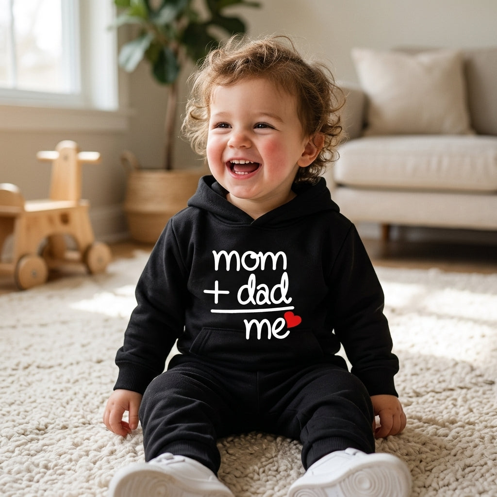 Mom & Dad 2-Piece Kids Hoodie Set | Boys