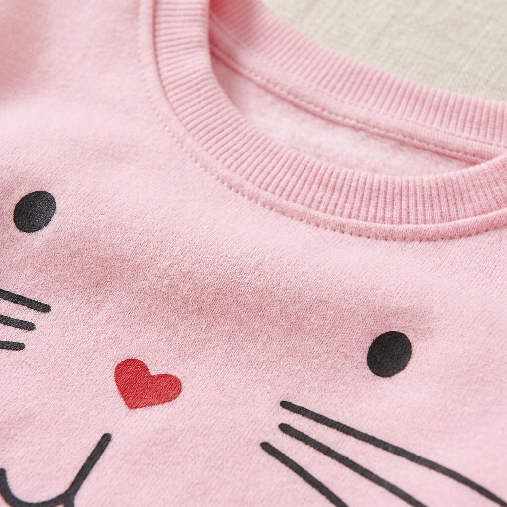 Cat Smile 2-Piece Kids Suit | Girls